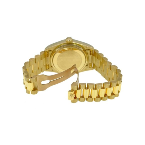 Rolex Mens Day-Date President Watch 18KY Solid Gold Champagne Dial 18038 MINT - Picture 10 of 12